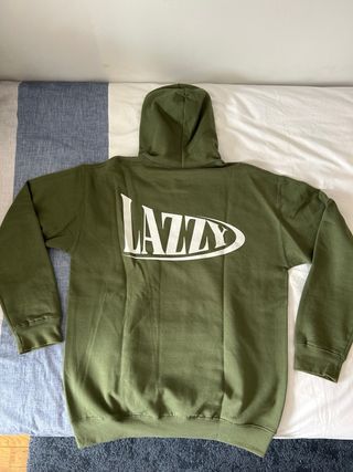 Sudadera LazyStudios Verde talla S oversized.