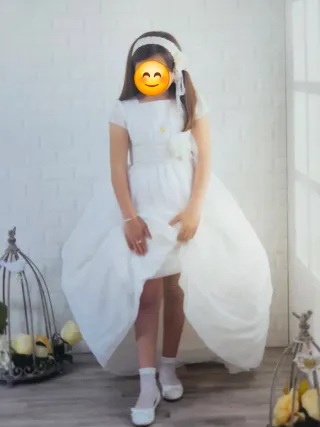 Traje de Comunión Amaya crudo , Beige