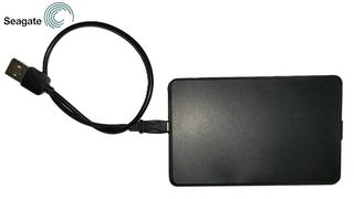 HDD SEAGATE 2.5 500GB + CAJA EXTERNA.