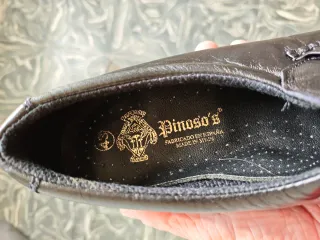 Zapatos Pinoso's Hombre Negro Talla 43