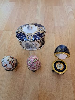 Joyeros vintage de porcelana