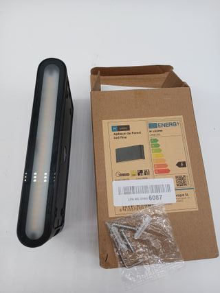 M Ledme – Aplique de Pared Led Fine 10W, Luz Cálida 3000K, Impermeable IP54, Lámpara Moderna Para Jardín, Terraza, Entrada y Pat