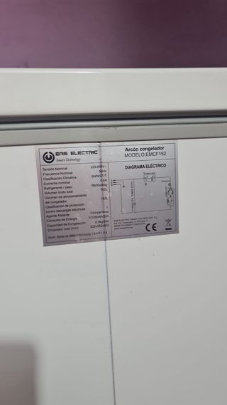 Arcón Congelador Arcon Electric