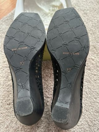 Zapatos Verano Piel Negro Roberto Talla 37