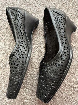 Zapatos Verano Piel Negro Roberto Talla 37