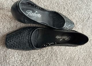 Zapatos Verano Piel Negro Roberto Talla 37