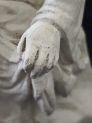 Virgen María Olot Escayola Vintage 21cm