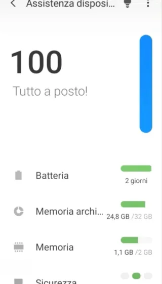 Samsung Galaxy A10 Dual SIM 32GB RAM2GB Azzurro