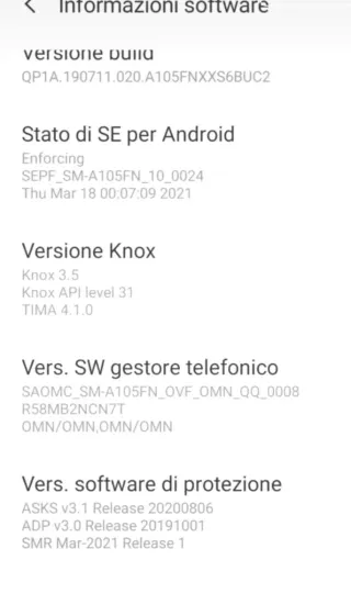 Samsung Galaxy A10 Dual SIM 32GB RAM2GB Azzurro