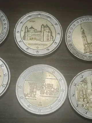 Monedas 2 Euros Conmemorativas Alemania