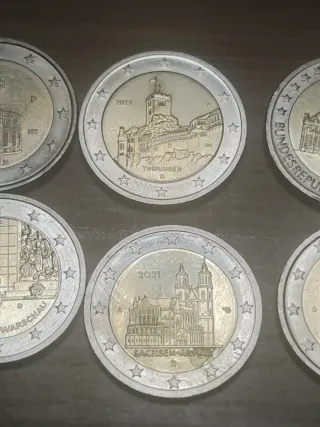 Monedas 2 Euros Conmemorativas Alemania