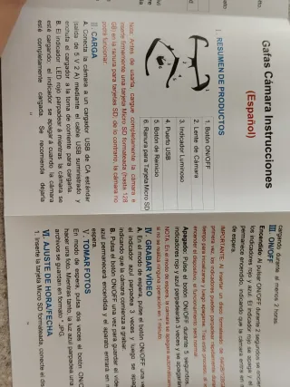 Occhiali Fotocamera Full HD 1080P Nuovi