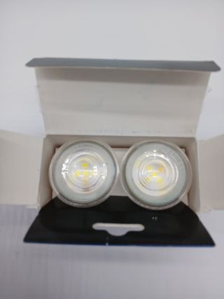 Eglo Set di 2 lampade GU10, 2 faretti LED, luce riflettente da 4,5 watt ciascuna (corrisponde a 50 watt), 345 lumen, illuminazione