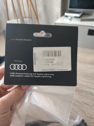 Cable Adaptador Audi USB a Lightning