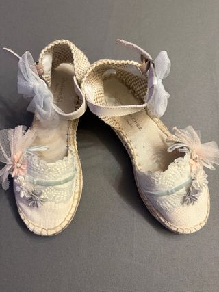 Alpargatas Comunión Niña Talla 35
