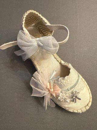 Alpargatas Comunión Niña Talla 35