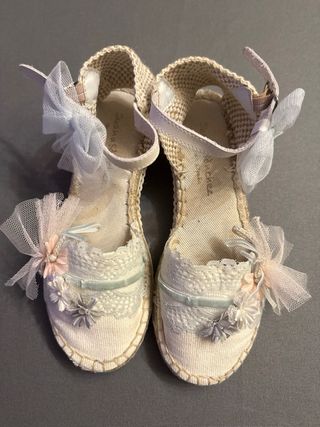 Alpargatas Comunión Niña Talla 35