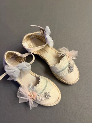 Alpargatas Comunión Niña Talla 35