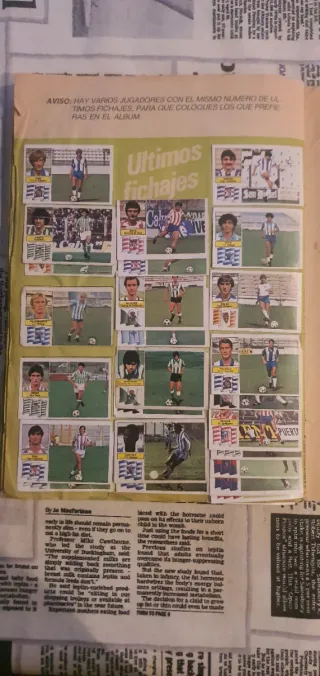 Álbum cromos Liga 82-83 completisimo Maradona
