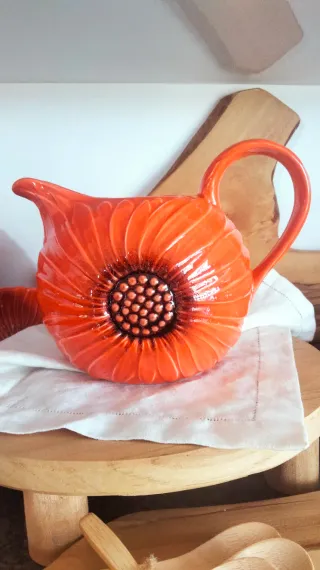 Caraffa Margherita ceramica vintage anni 70