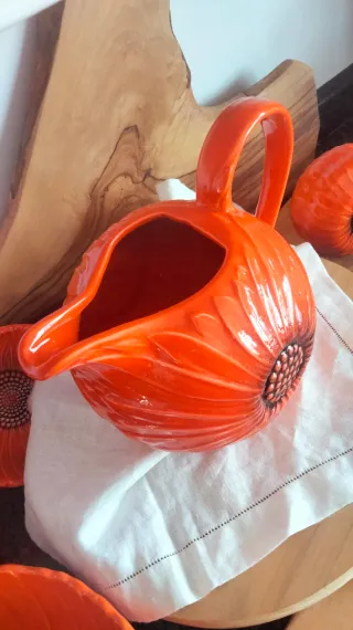 Caraffa Margherita ceramica vintage anni 70