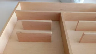 Porta posate in legno Ikea 49x32