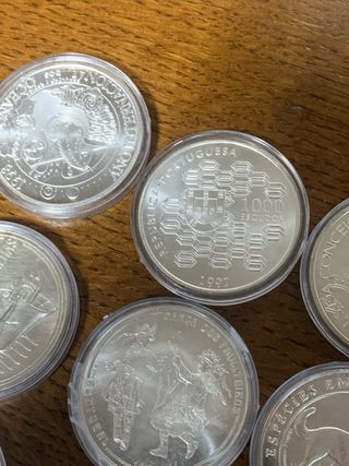 Lote Completo 19 Monedas 1.000 Escudos Portugal