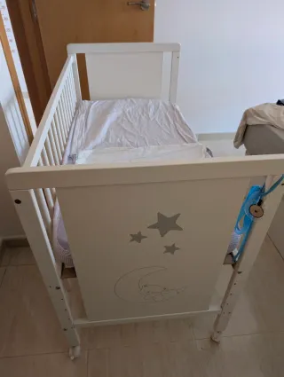 Cuna Colecho Indi 120x60 + Colchón Morfeo