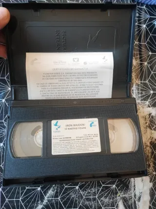 VHS Iron Maiden - 12 Wasted Years