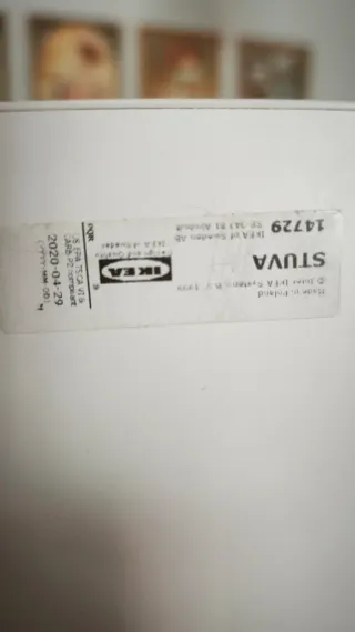 Estantería IKEA STUVA Beige/Blanca