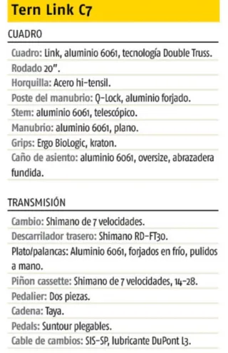 BICICLETA PLEGABLE DE ALTA GAMA