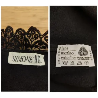 Cardigan Simone Ng Nero Taglia L