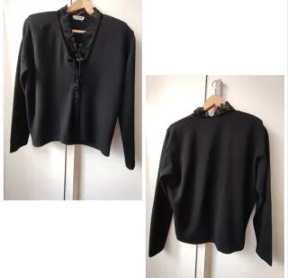 Cardigan Simone Ng Nero Taglia L