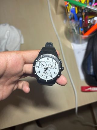 Orologio Swatch Nero e Bianco Cronografo