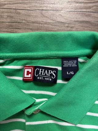 Polo Chaps a righe verdi