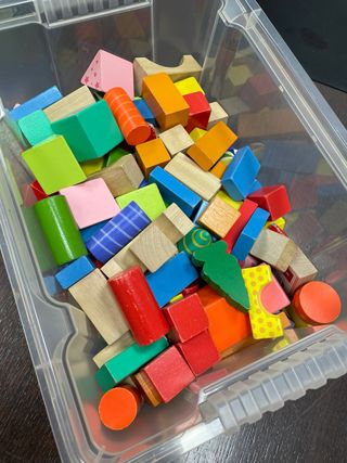 Bloques de construcción de madera