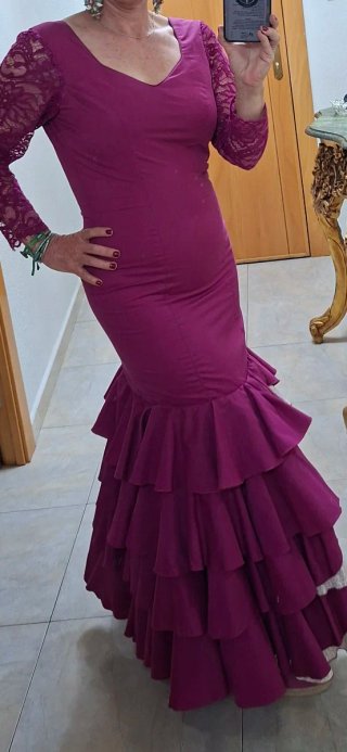 Traje Flamenca Bugambilla Talla 38