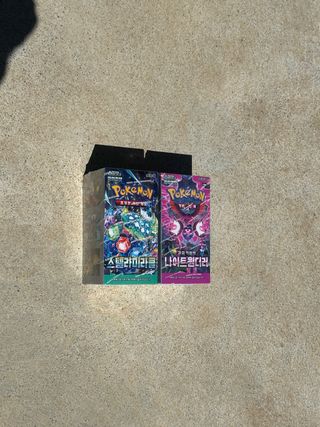 2 Cajas Pokémon Coreano (30 Sobres)