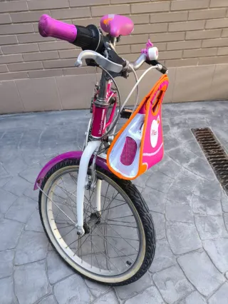 Bicicleta niña Btwin rosa