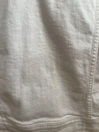 Chaqueta vaquera blanca Zara Talla S