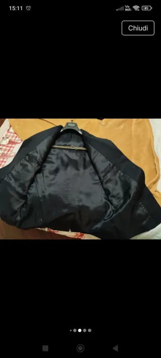 Giacca uomo elegante nera