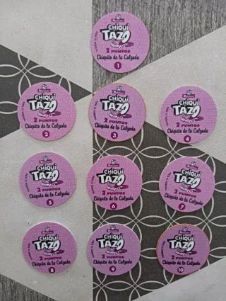 Colección Tazos Chiquito de la Calzada