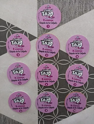 Colección Tazos Chiquito de la Calzada