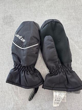 2 pares guantes nieve infantiles