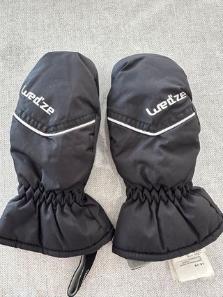 2 pares guantes nieve infantiles
