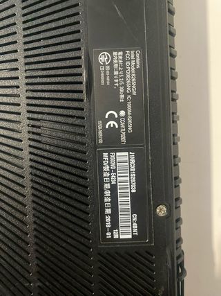 ASUS Gaming no enciende placa dañada+cargador