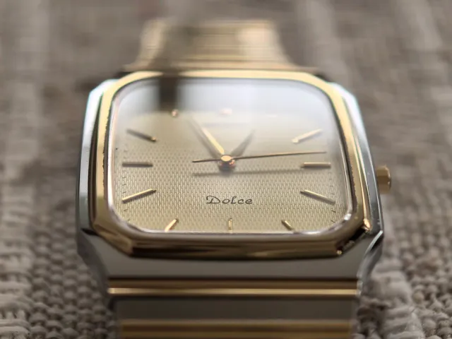 Seiko Dolce Tank 7741 5130 Tungsten Carbide 1987