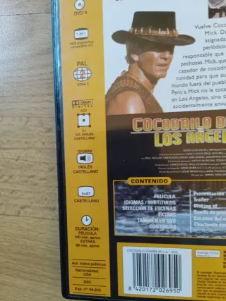 DVD Cocodrilo Dundee en Los Ángeles