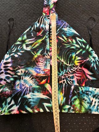 Completo top e pantalone fantasia tropicale