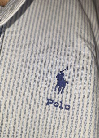 Camisa Polo Ralph Lauren Talla S Rayas Azules